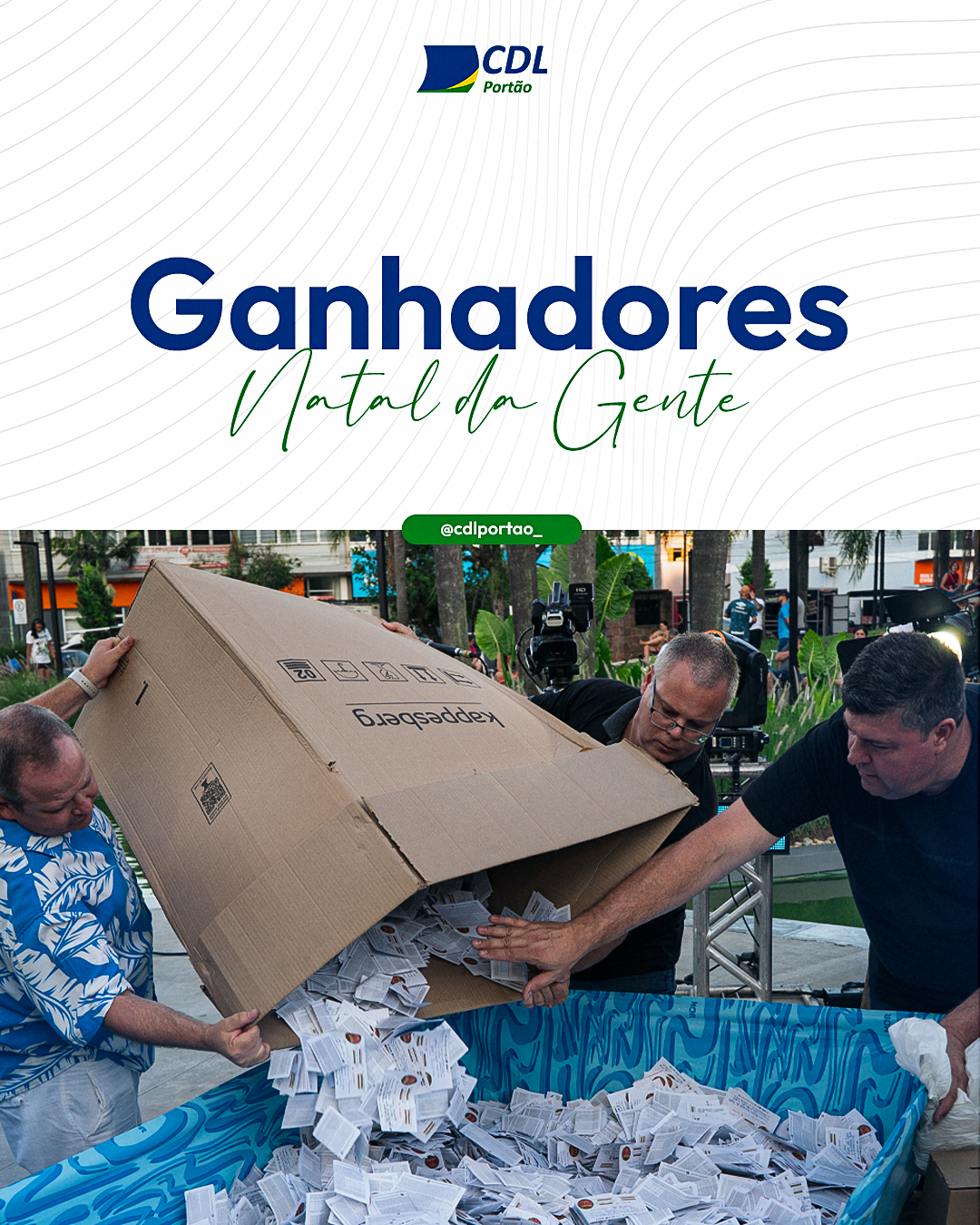 Postagem feita no Instagram da Prefeitura