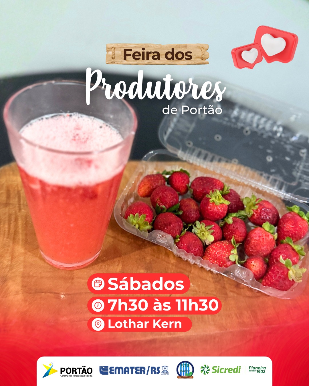 Postagem feita no Instagram da Prefeitura