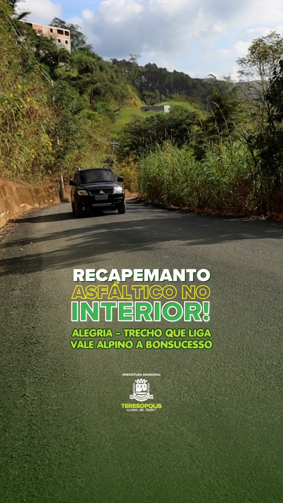 Postagem feita no Instagram da Prefeitura